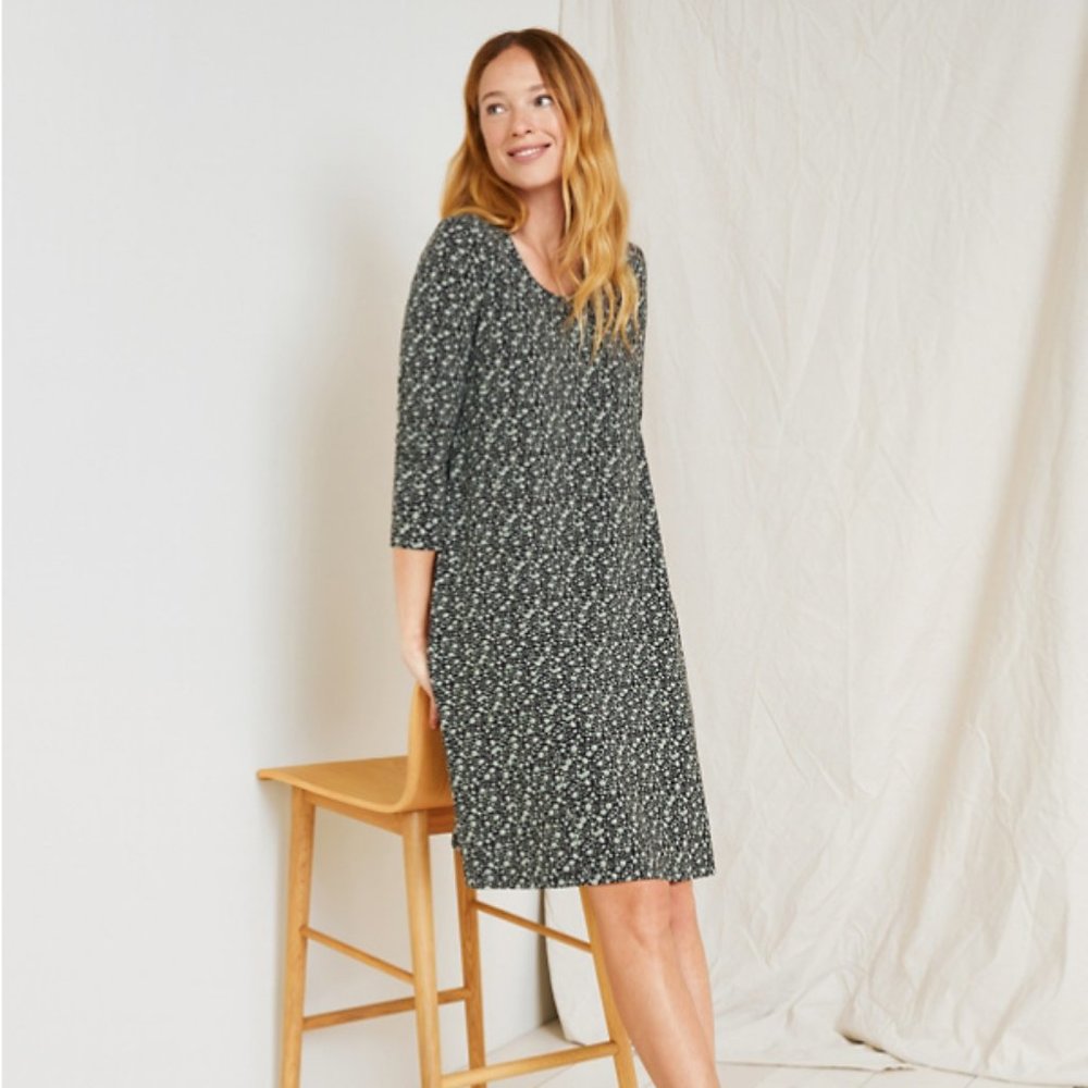 Garnet Hill Knit Trapeze Dress